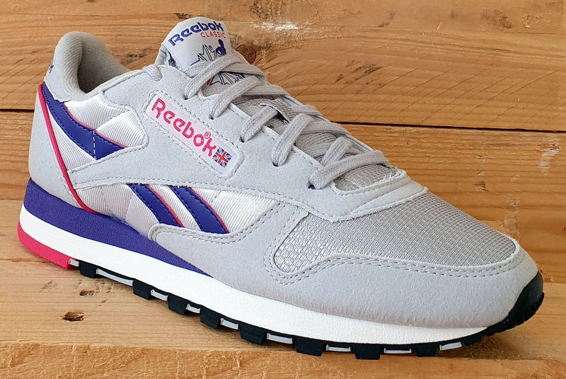 Reebok Classic Low Textile/Suede Trainers UK4.5/US5.5/EU36.5 GY4116 Grey/Purple