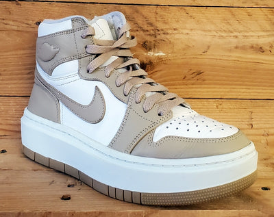 Nike Air Jordan 1 Elevate Mid Leather Trainers UK5/US7.5/EU38.5 Vachetta Tan