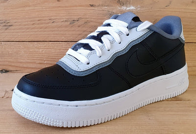 Nike Air Force 1 LV8 Leather Trainers UK4/US4.5Y/EU36.5 BV1084-001 Double Black