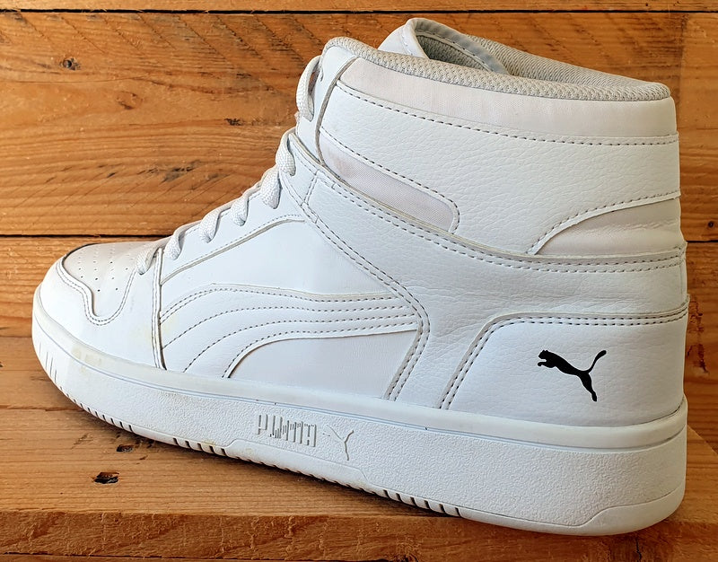 Puma Rebound Layup Mid Leather Trainers UK10/US11/EU44.5 369573-03 White