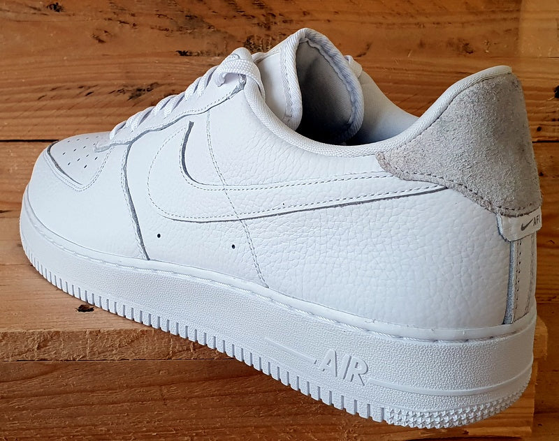 Nike Air Force 1 Craft Leather Trainers UK14 US15 EU49.5 CN2873 101 Summit White VintageTrainers