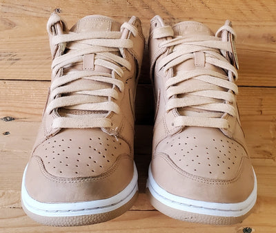 Nike Dunk Premium Mid Suede Trainers UK5.5/US8/EU39 DX2044-201 Vachetta Tan