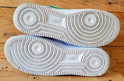 Nike Air Force 1 Low Leather Trainers UK5.5/US8/EU39 DV3808-108 White/Green