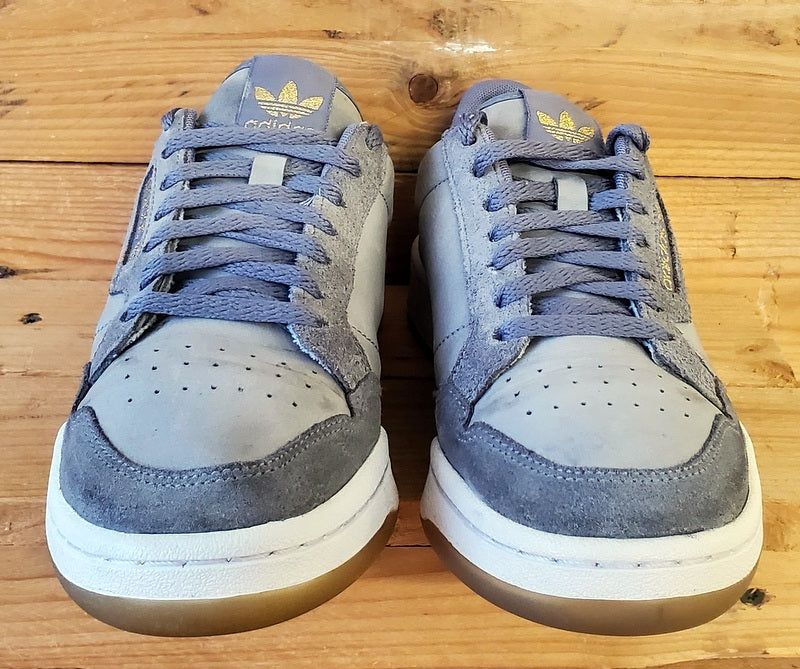 Adidas Continental 80 Low leather Trainers UK6.5/US8/EU40 EH2623 Grey/White