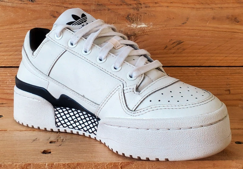 Adidas Forum Bold Low Leather Trainers UK5/US6.5/EU38 GY5921 White/Black