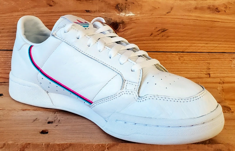 Adidas Continental 80 Low Leather Trainers UK10/US10.5/EU44.5 FX3516 White