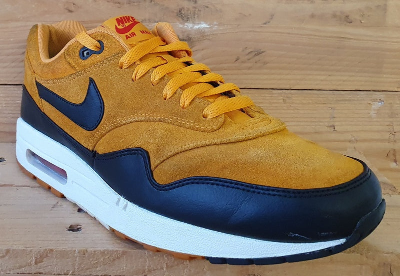 Nike Air Max 1 Premium Low Suede Trainers UK9 US10 EU44 512033 706 Canyon Gold VintageTrainers