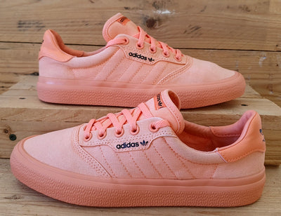 Adidas 3MC Vulc Low Canvas Trainers UK6/US6.5/EU39 DB3108 Chalk Coral