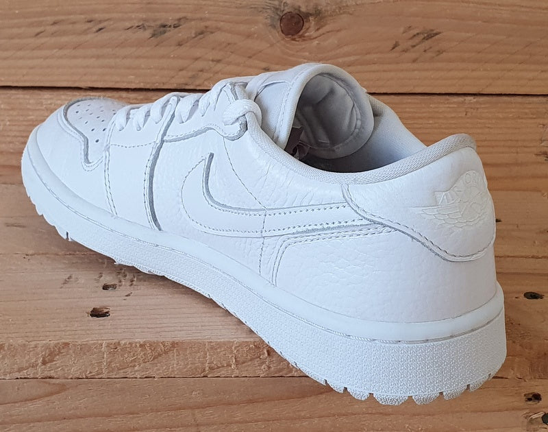 Nike Air Jordan 1 Golf Low Leather Trainers UK6.5 US7.5 EU40.5 DD9315 101 White