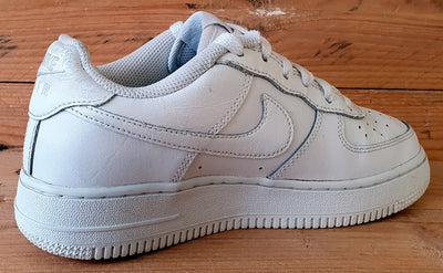 Nike Air Force 1 Low Leather Trainers UK4/US4.5Y/EU36.5 DH2920-111 Triple White