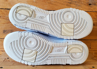 Nike Air Force 1 Pixel Leather Trainers UK5/US7.5/EU38.5 CK6649-100 Triple White