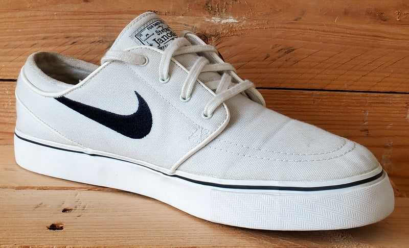 Nike Stefan Janoski Low Canvas Trainers UK8/US9/EU42.5 615957-100 White Black