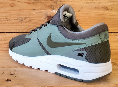 Nike Air Max Zero Low Textile Trainers UK4.5/US5Y/EU37.5 881224-200 Green/White