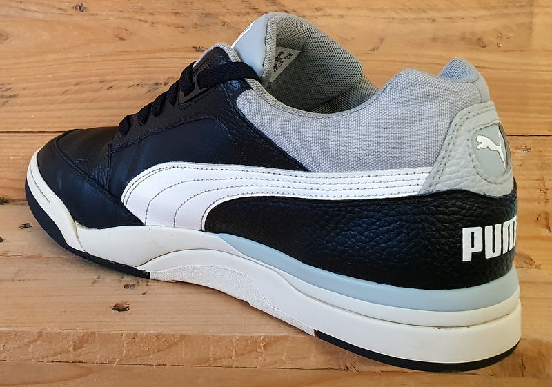 Puma Palace Guard Low Leather Trainers UK10 US11 EU44.5 372833 01 Black White VintageTrainers