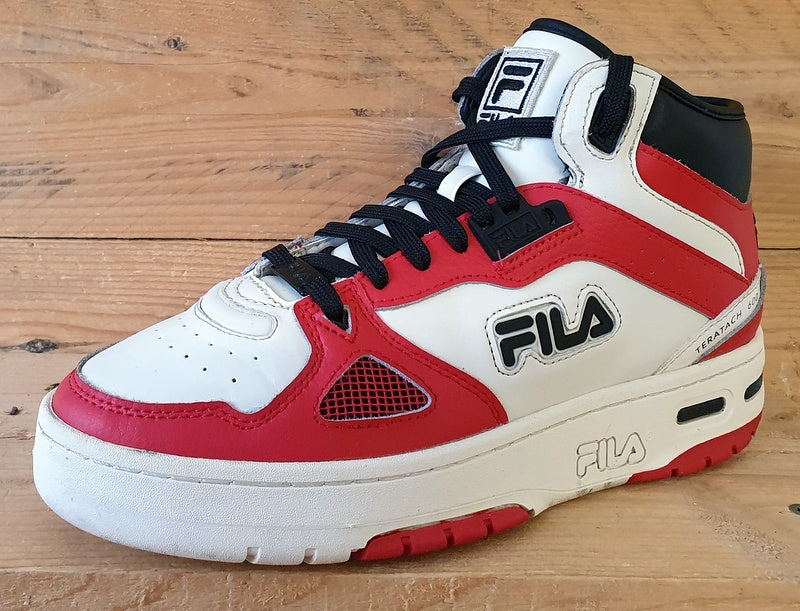 Fila Terratach Mid Leather Trainers UK5/US7.5/EU38.5 5BM01831-114 Red/White