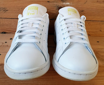 Adidas Stan Smith Low Leather Trainers UK6/US7.5/EU39 FW2707 White/Yellow