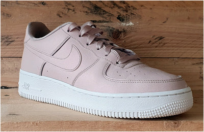 Nike Air Force 1 SS GS Low Leather Trainers UK5.5/US6Y/E38.5 AV3216-600 Silt Red
