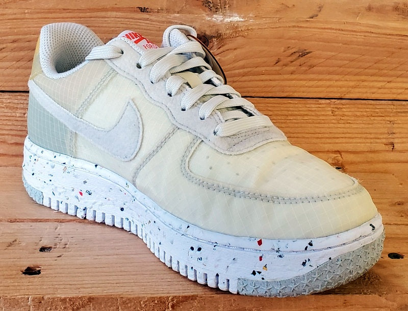Nike Air Force 1 Crater Textile Trainers UK4/US6.5/EU37.5DO7692-100 Cream/White