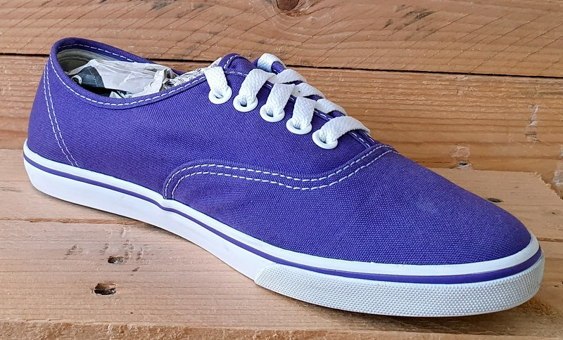 Vans Off The Wall Low Canvas Trainers T375  Purple/White UK4.5/US7/EU37