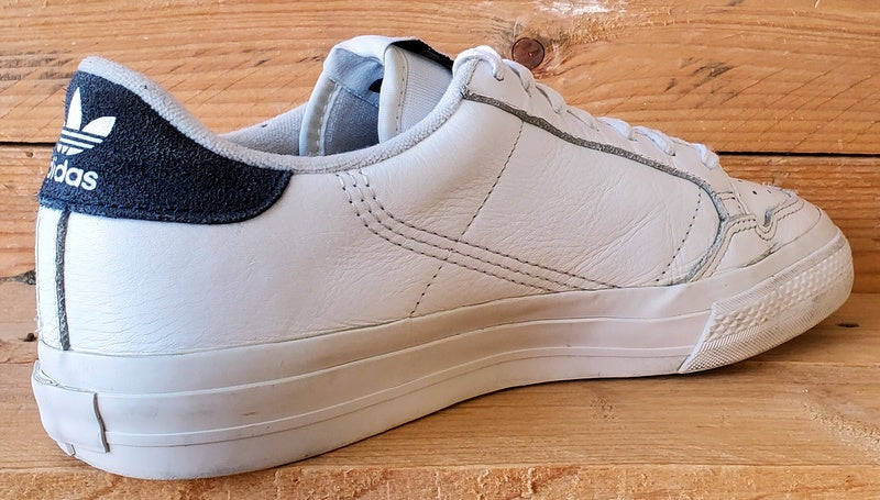 Adidas Continental Vulc Low Leather Trainers UK8/US8.5/EU42 EG4588 White
