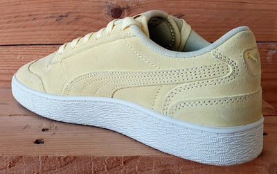 Puma Ralph Sampson Low Suede Trainers UK5/US6/EU38 380231-01 Yellow/White