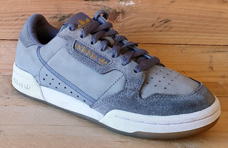 Adidas Continental 80 Low Suede Trainers UK4 US5.5 EU36.5 EH2623 Grey Sesame VintageTrainers