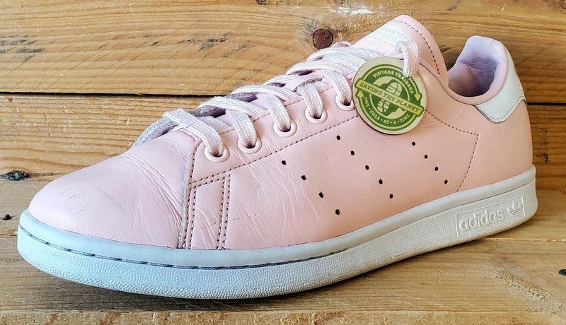 Adidas Stan Smith Low Leather Trainers UK7/US8.5/EU40.5 EE7708 Icey Pink/White