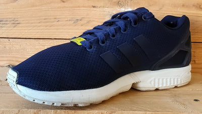 Adidas ZX Flux Low Textile Trainers UK8/US8.5/EU42 M19841 Navy/White