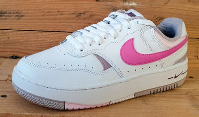 Nike Gamma Force Low Leather Trainers UK5/US7.5/EU38.5 FZ3613-100 White/Pink