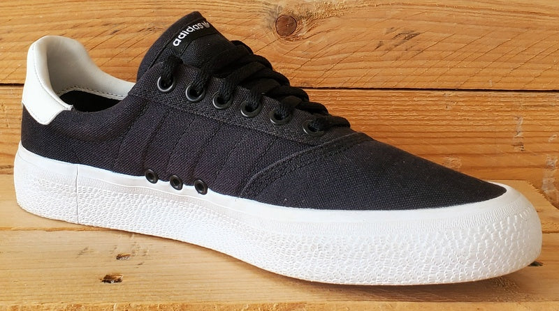 Adidas 3MC Low Canvas Trainers UK7.5/US8/EU41 B22706 Core Black/White