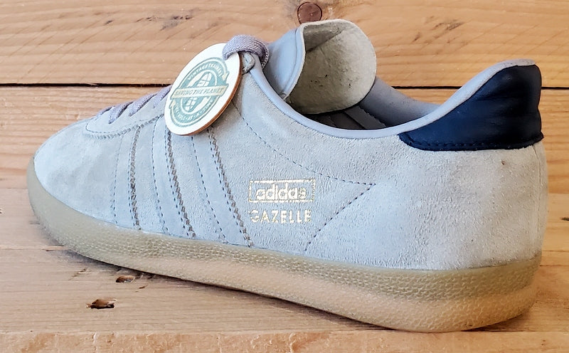 Adidas Gazelle Low Suede Trainers UK5/US5.5/EU38 BA8669 Grey/Gum Sole