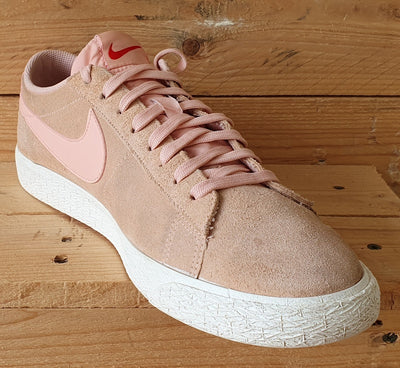 Nike Blazer Low Suede Trainers UK9.5/US10.5/EU44.5 371760-801 Arctic Orange/Pink