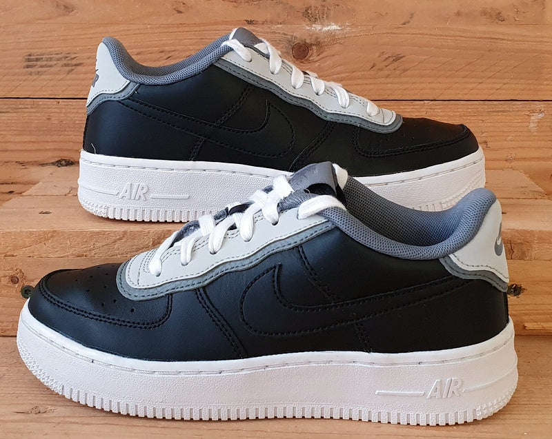 Nike Air Force 1 LV8 Leather Trainers UK4/US4.5Y/EU36.5 BV1084-001 Double Black