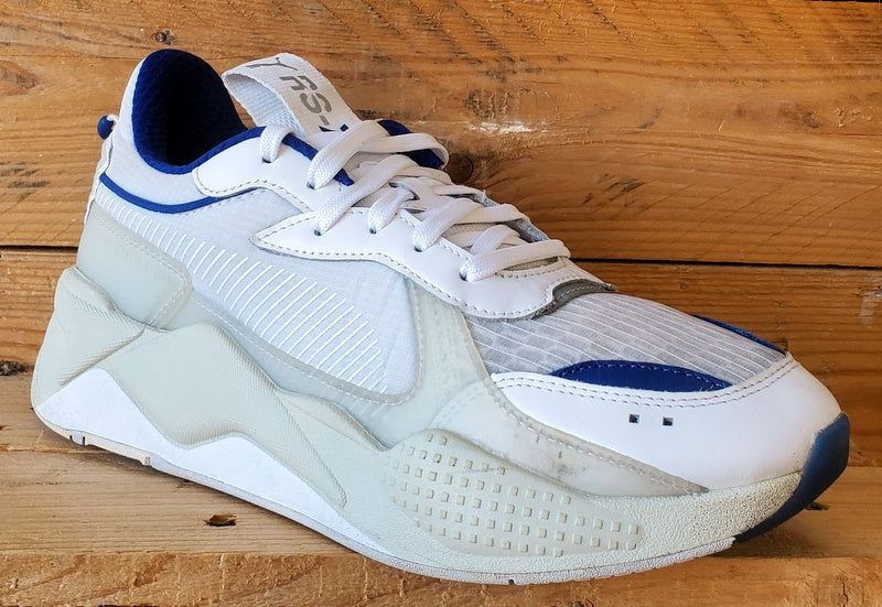 Puma RS-X Tech Low Textile Trainers UK9/US10/EU43 369329-03 White/Blue