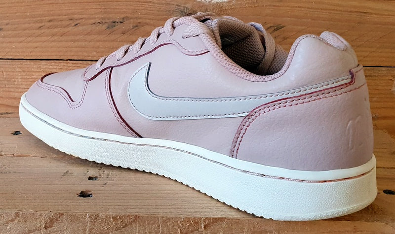 Nike Ebernon Low Leather Trainers UK6.5/US9/E40.5 AQ1779-200 Particle Beige Pink