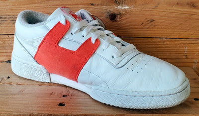 Reebok Club C 85 Low Leather Trainers UK9/US10/EU43 CN5625 White/Orange