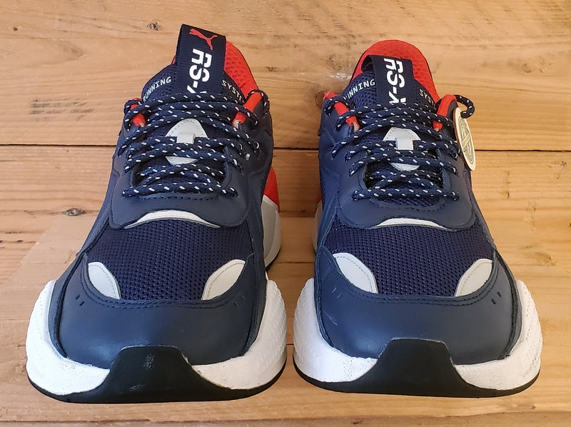 Puma RS-X Low Textile Trainers UK12/US13/EU47 369666-05 Navy/Grey/White