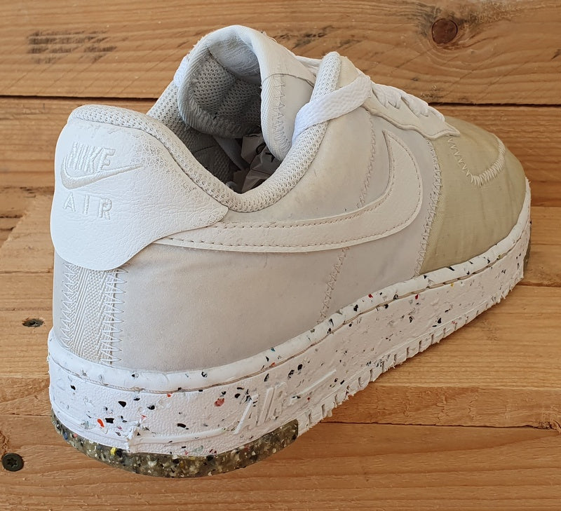 Nike Air Force 1 Crater Low Textile Trainers UK6.5/US9/EU40.5 CT1986-100 White