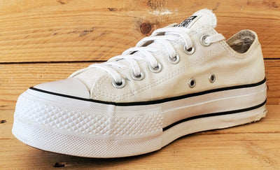 Converse Chuck Taylor Lift Low Canvas Trainers UK4.5/US6.5/EU37 560251C White