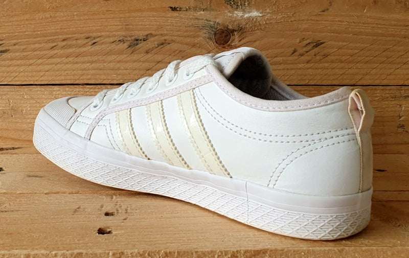 Adidas Originals Honey Low Leather Trainers UK4 US5.5 EU36.5 BB0890 Triple White VintageTrainers