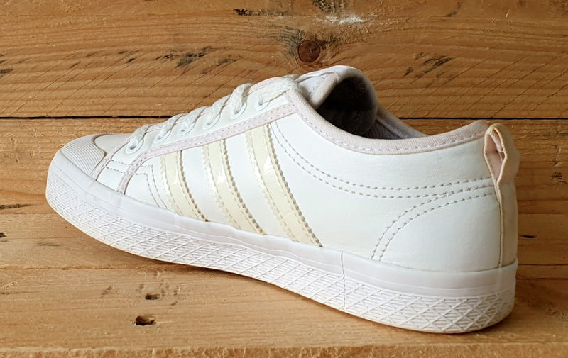 Adidas Originals Honey Low Leather Trainers UK4/US5.5/EU36.5 BB0890 Triple White