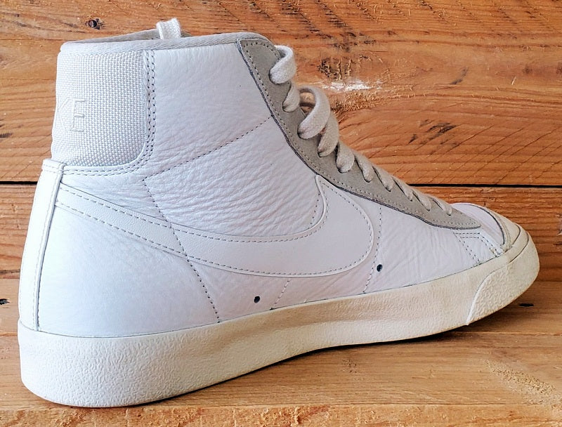 Nike Blazer 77 Mid Leather Trainers UK6/US7/EU40 CW7583-100 Sail/Platinum Tint