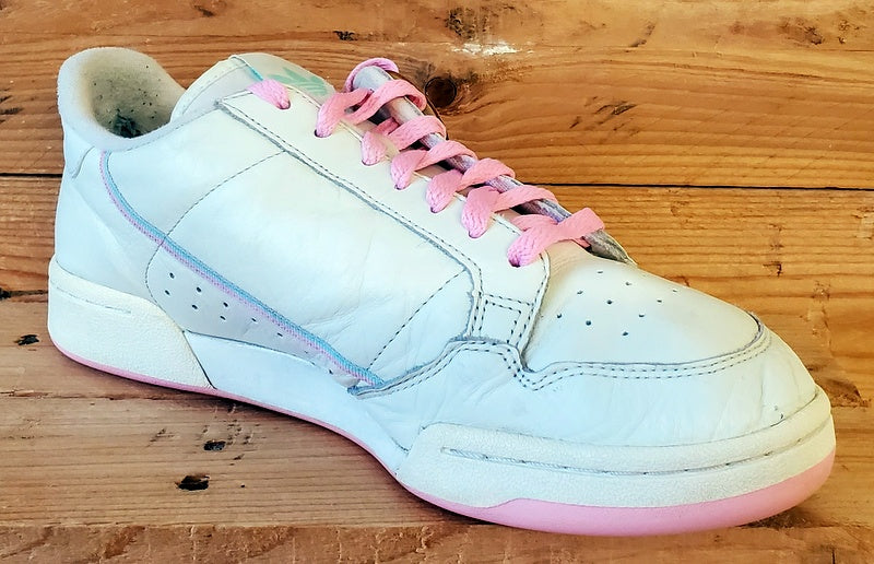 Adidas Continental 80 Low Leather Trainers UK10/US10.5/EU44.5 BD7645 Off White