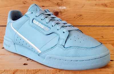 Adidas Continental 80 Low Leather Trainers UK9/US9.5/EU43 EE4145 Ash Blue/Grey
