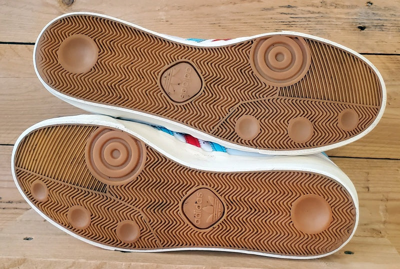 Adidas Basket Profi Mid Leather Trainers UK10/US10.5/E44.5 FW5000 White/Blue/Red