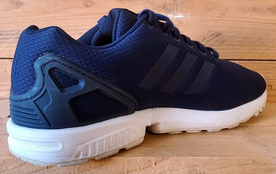 Adidas ZX Flux Low Textile Trainers UK8/US8.5/EU42 M19841 Navy/White