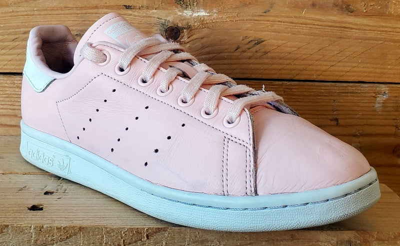 Adidas Stan Smith Low Leather Trainers UK7/US8.5/EU40.5 EE7708 Icey Pink/White