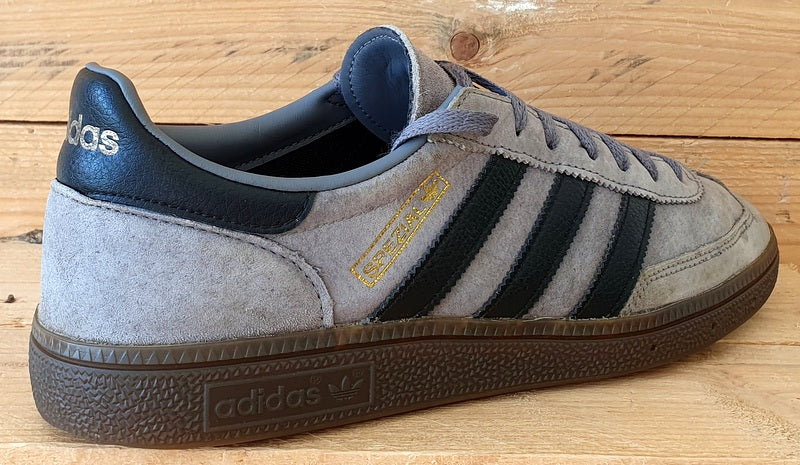 Adidas Handball Spezial Low Suede Trainers UK8/US8.5/EU42 GY9420 Grey/Black Gum