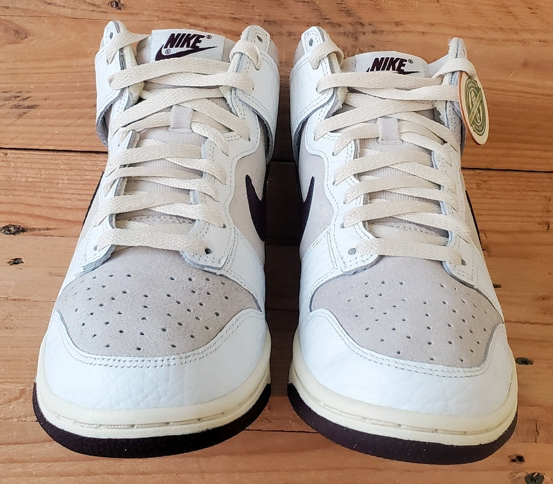 Nike Dunk Mid Suede/Leather Trainers UK4.5/US7/EU38 FB8482-100 Light Orewood