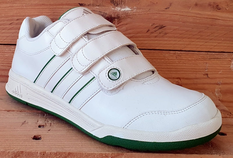 Adidas Vintage Low Leather Trainers UK5/US5.5/EU38 G04977 White/Green 